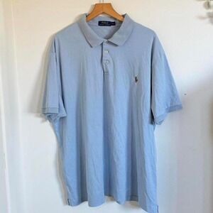 Polo Ralph Lauren Preppy Baby Blue Polo Shirt 2XB